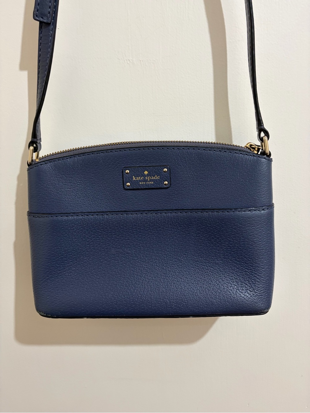 Kate Spade Navy Leather Crossbody Bag